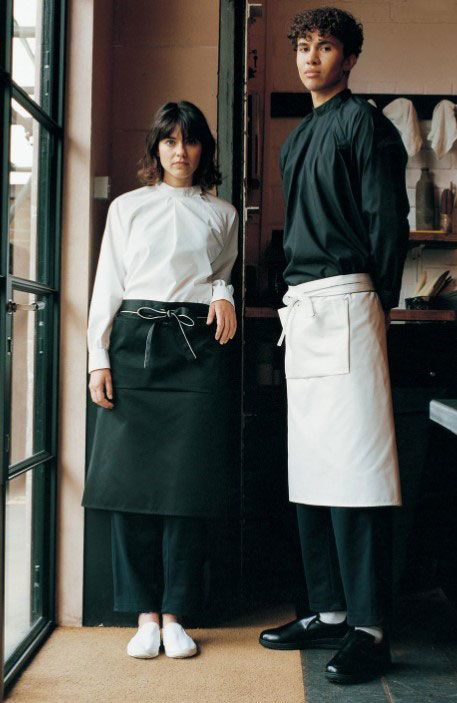 Professional team showcasing modern uniform designs